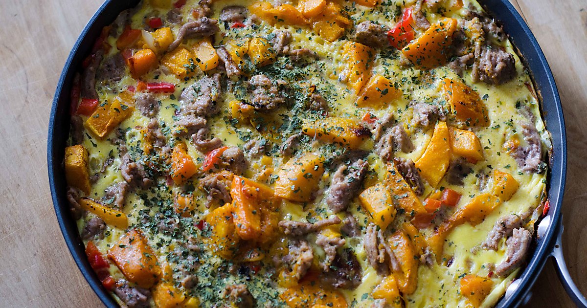 Sausage Butternut Squash Frittata Cook Eat Paleo Facebook Share 1